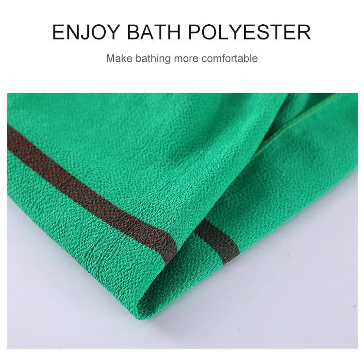 Bath Washers A Long Back Pulled Stripping and Scrubbing Bath Towel for Rubbing Wash and Rub Dirt