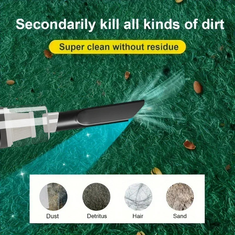 Car vacuum cleaner wireless multifunctional handheld portable car vacuum cleaner high-power mini suction and blowing integrated