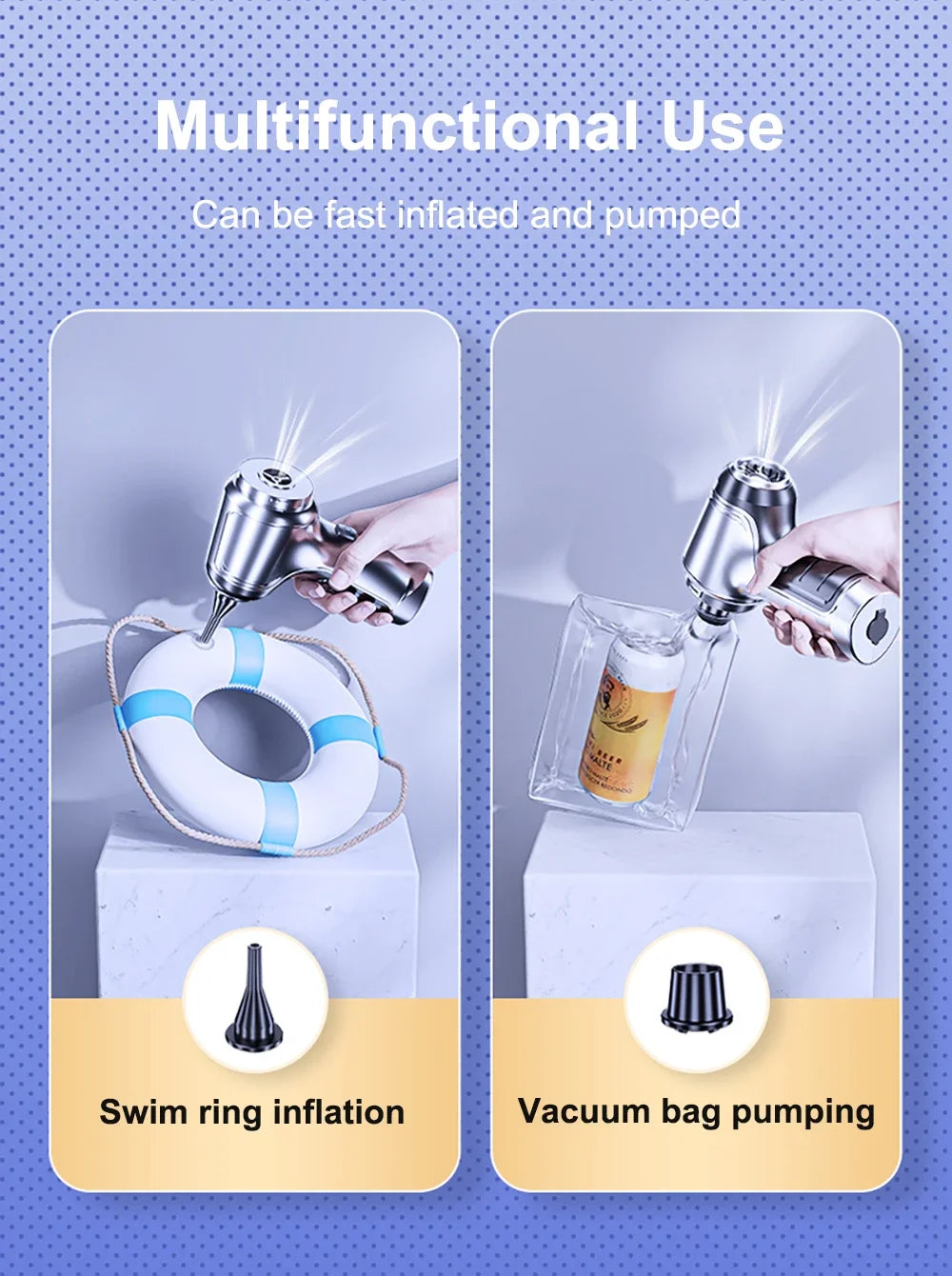 Car Vacuum Cleaner Wireless Portable Vacuum Cleaner 95000PA Strong Suction Handheld Mini Cleaner High Power Blower for Car Home