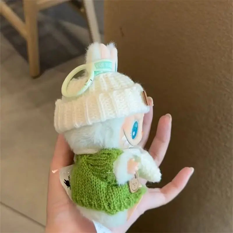 17cm Cute Mini Plush Doll'S Clothes Outfit Accessories For Korea Kpop Exo Labubu Idol Dolls Sweater Clothing DIY Kids Girl Gift